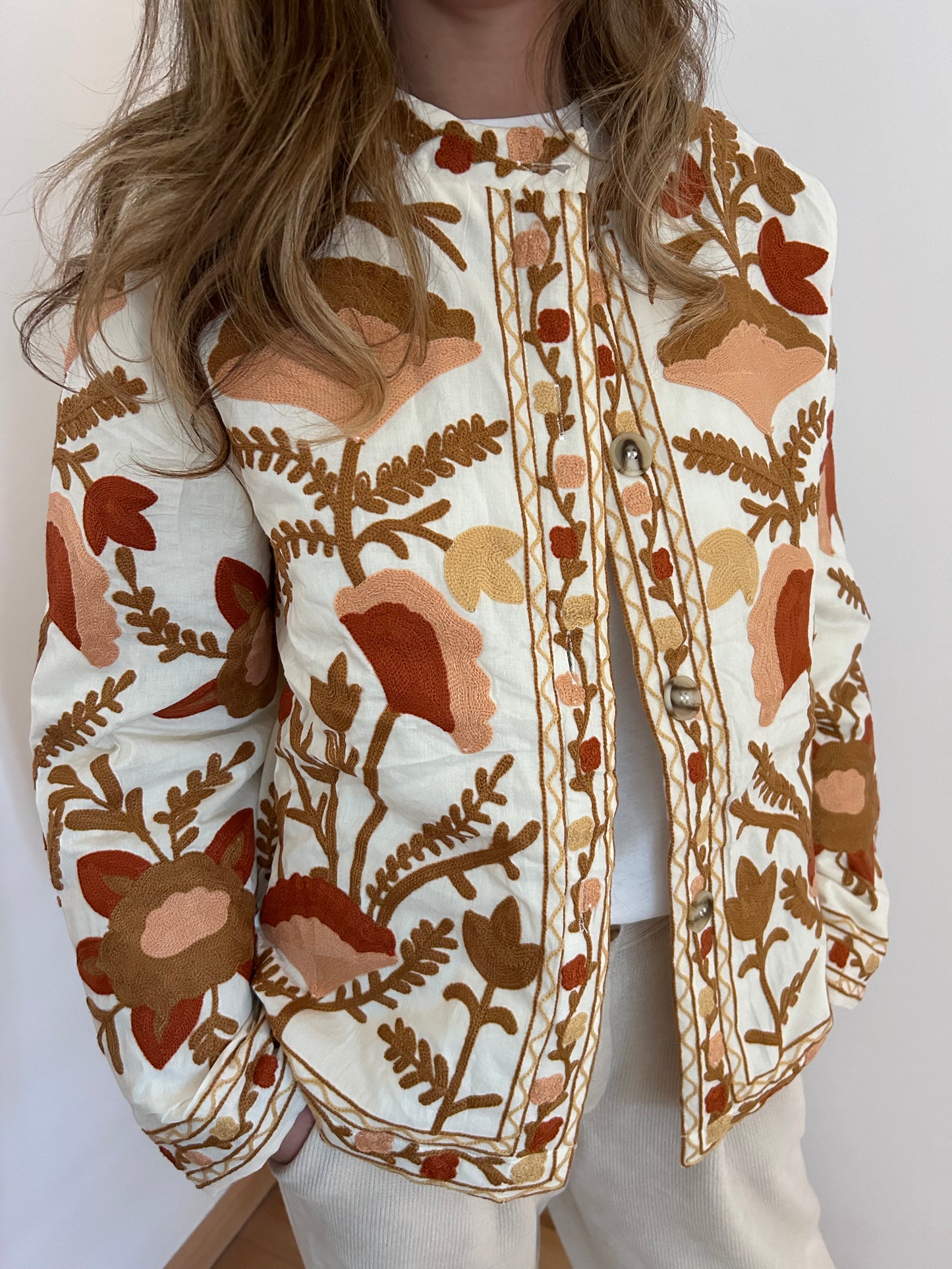 Bestickte Jacke