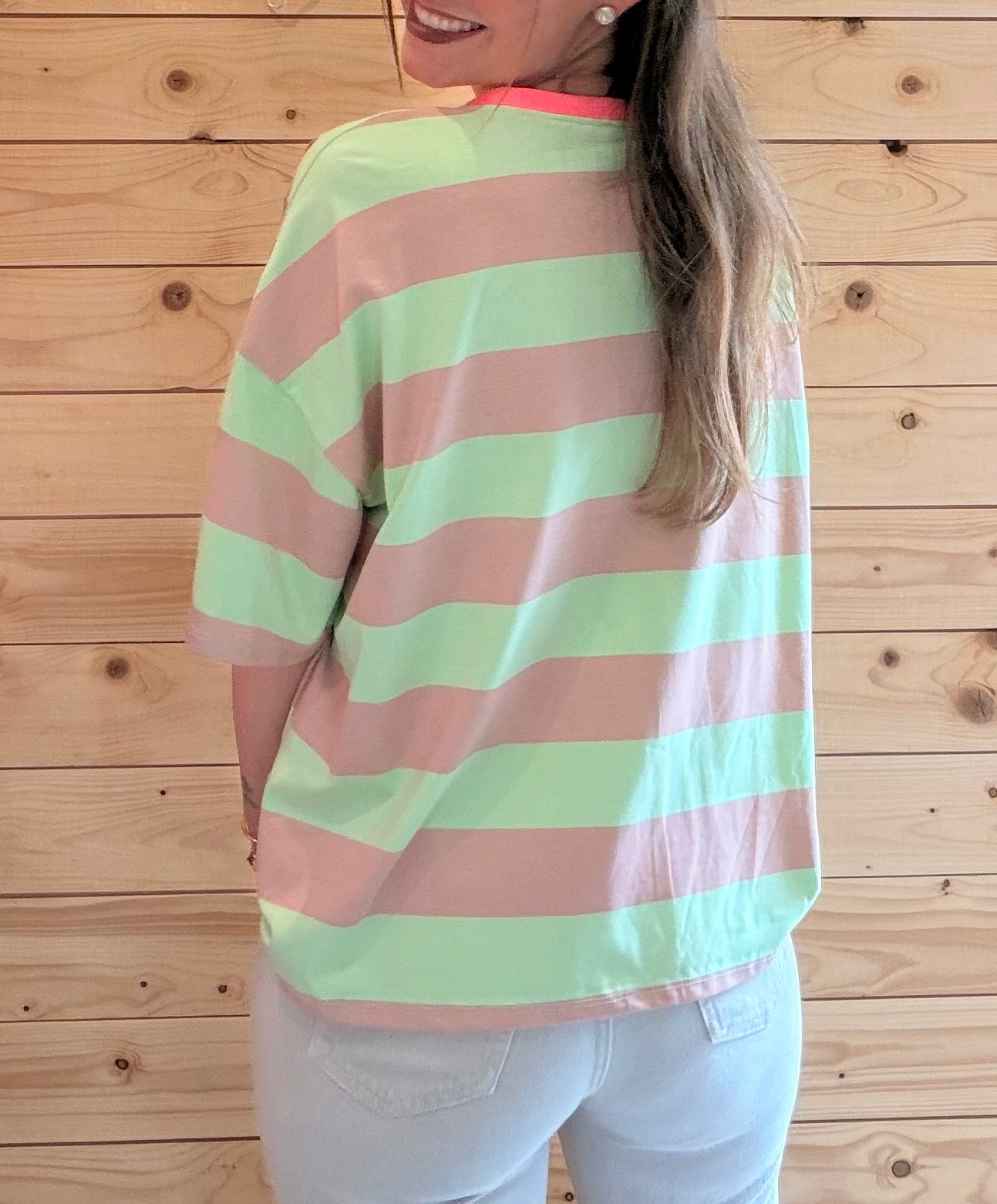 T-Shirt Moin! Mint/Beige