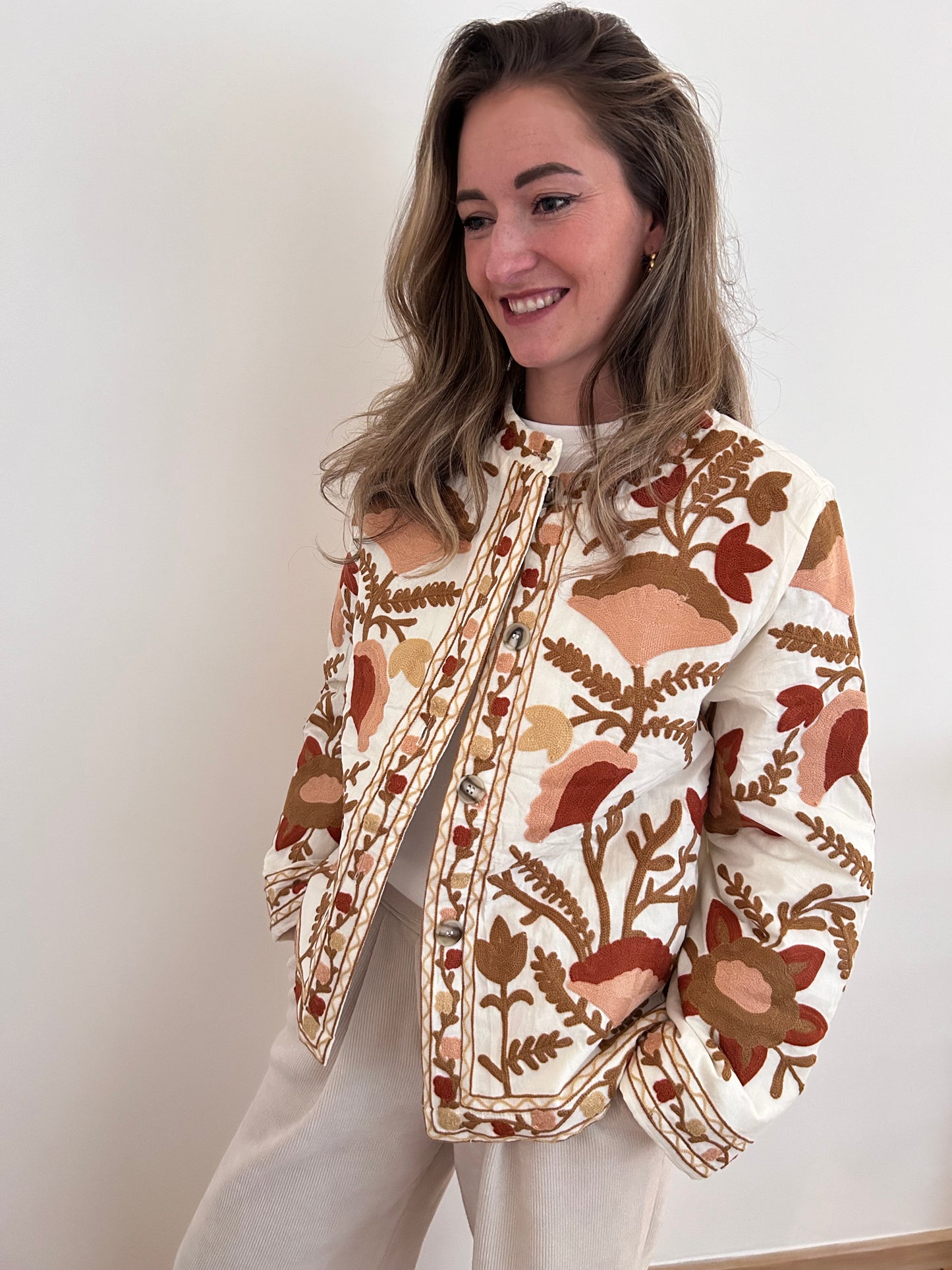 Bestickte Jacke