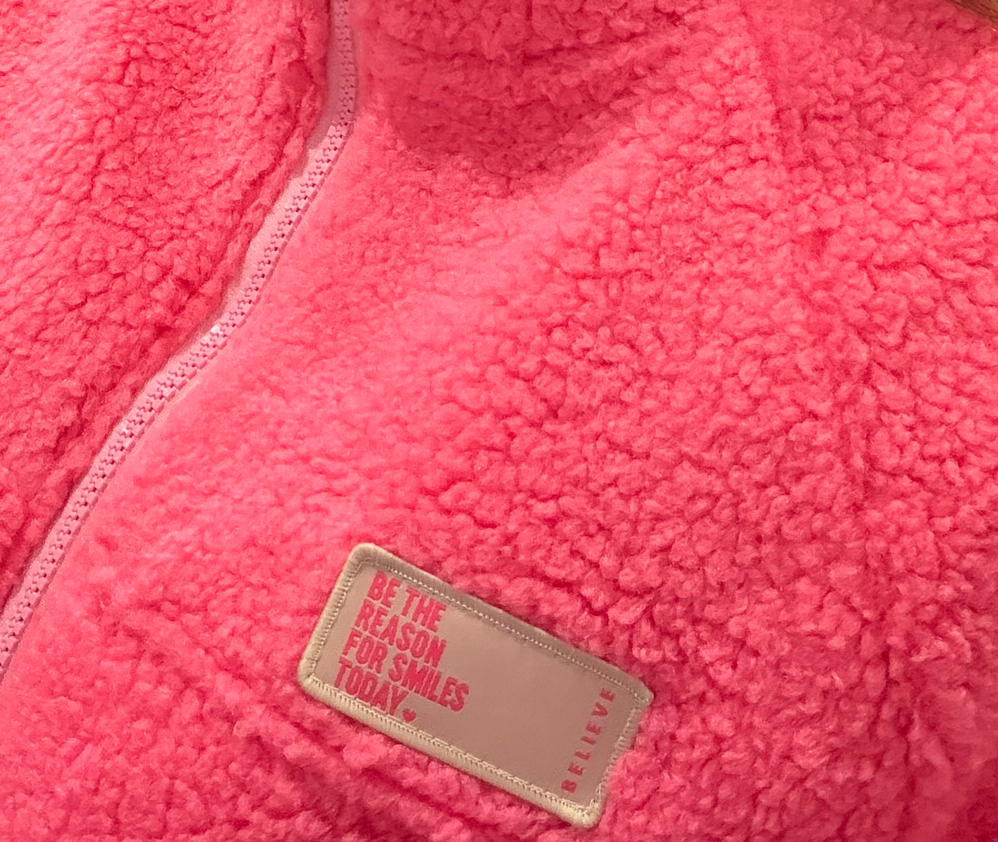 Teddyjacke Cozy Club Rosa