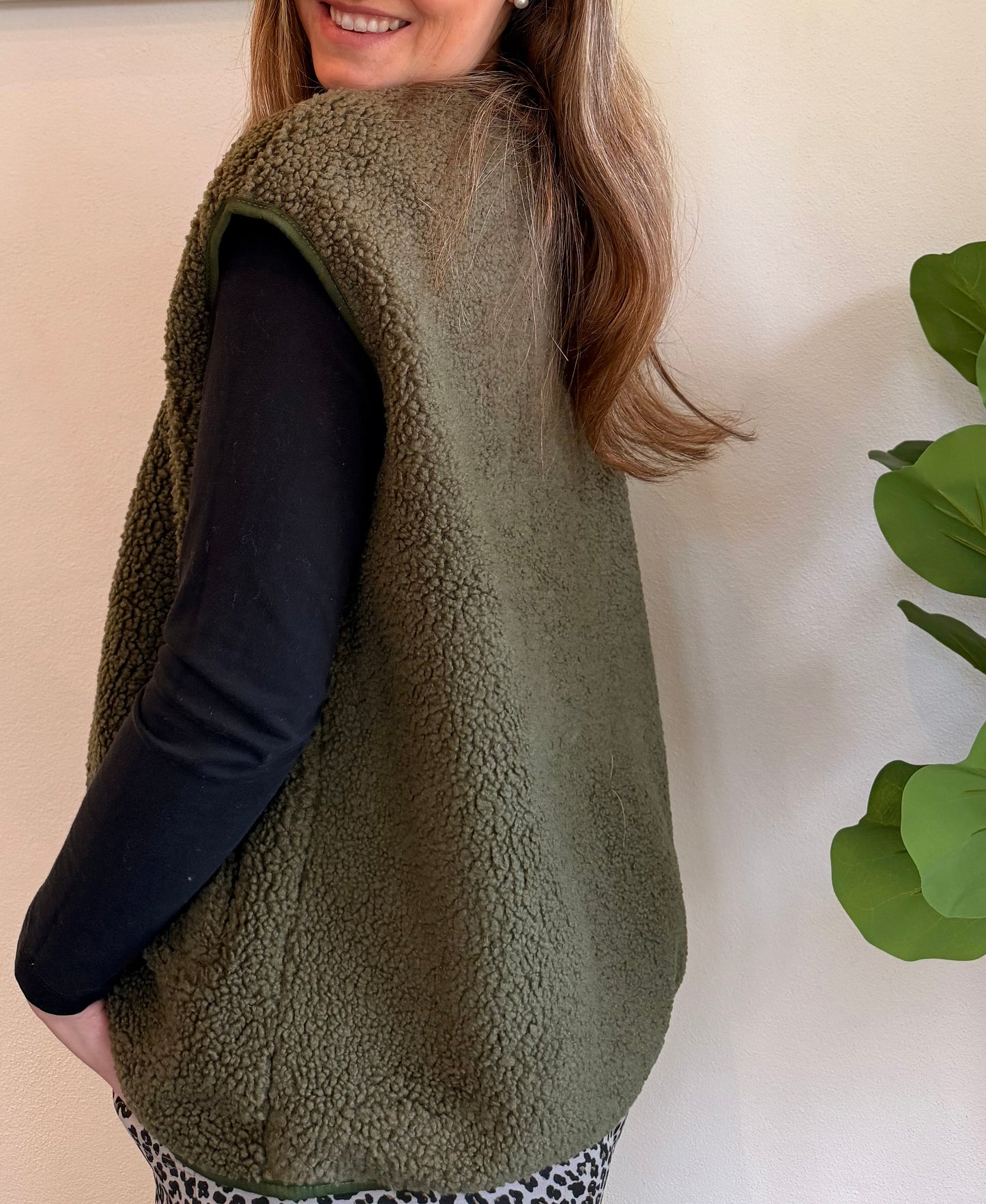 Wild Cozy Weste Grün