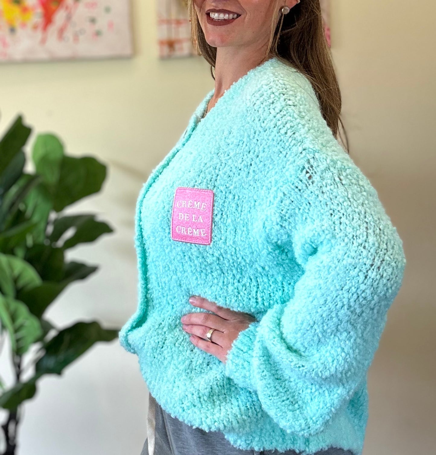 Sea Foam Crème Cardigan