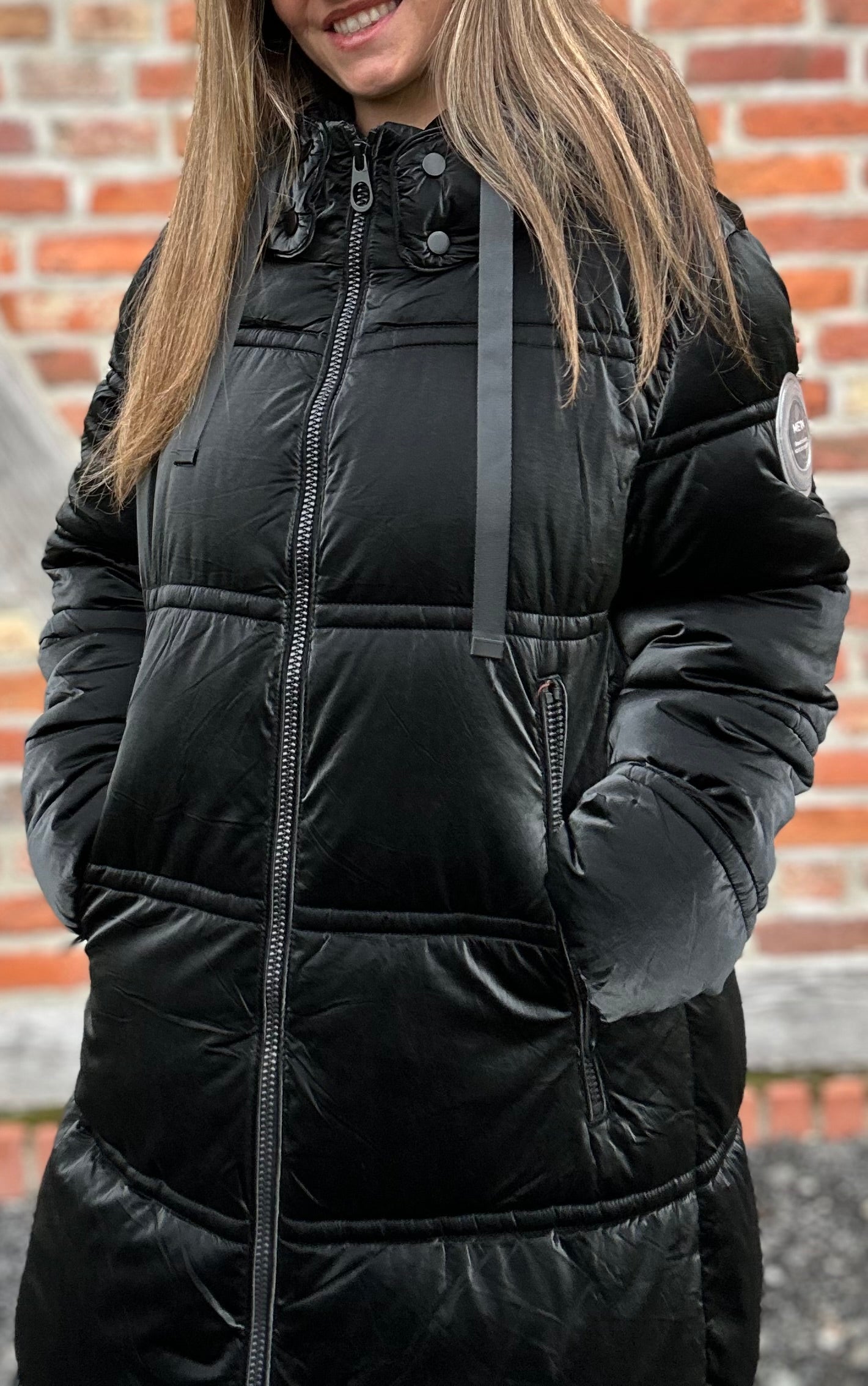 Winterjacke Frosted Dream Schwarz