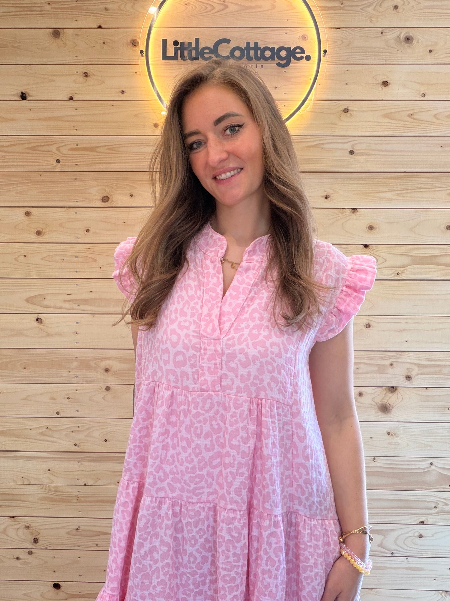 Leo Kleid Rosa– Bella Fit