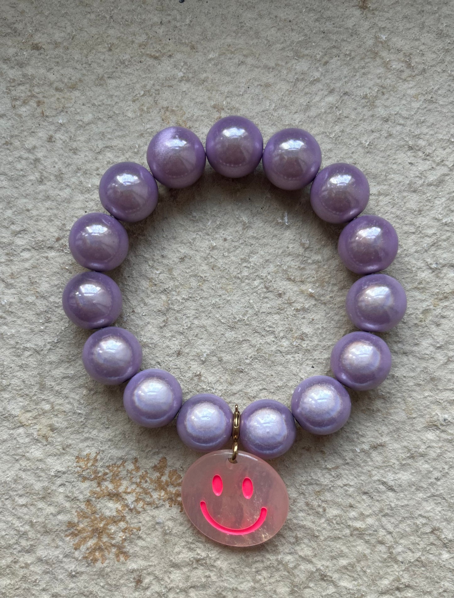 Armband Happy Flieder