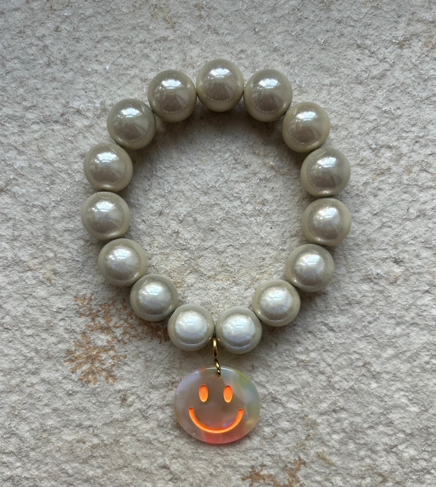 Armband Happy Gelb