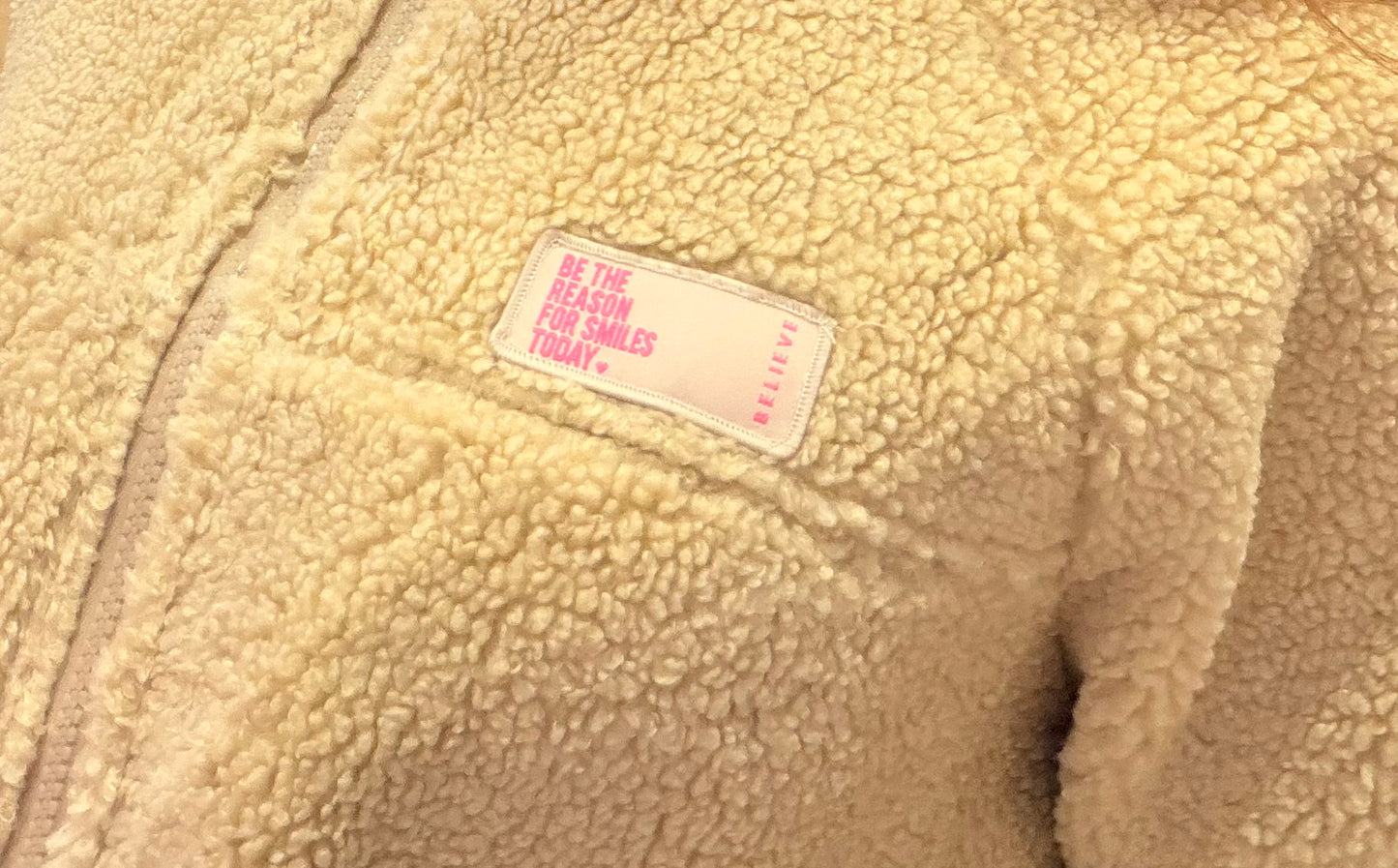 Teddyjacke Cozy Club Beige