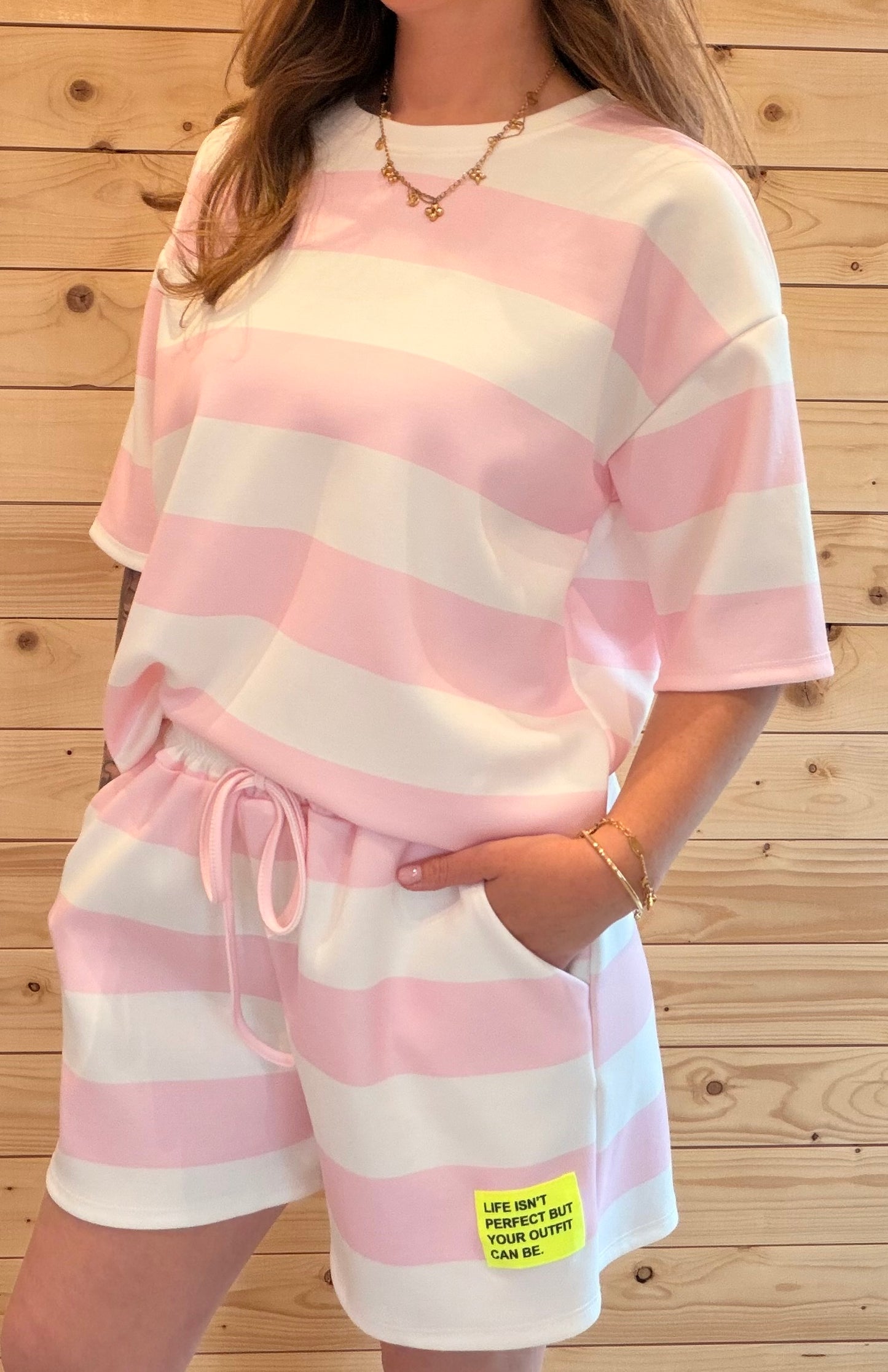 Sweet Breeze Set Rosa/Weiss