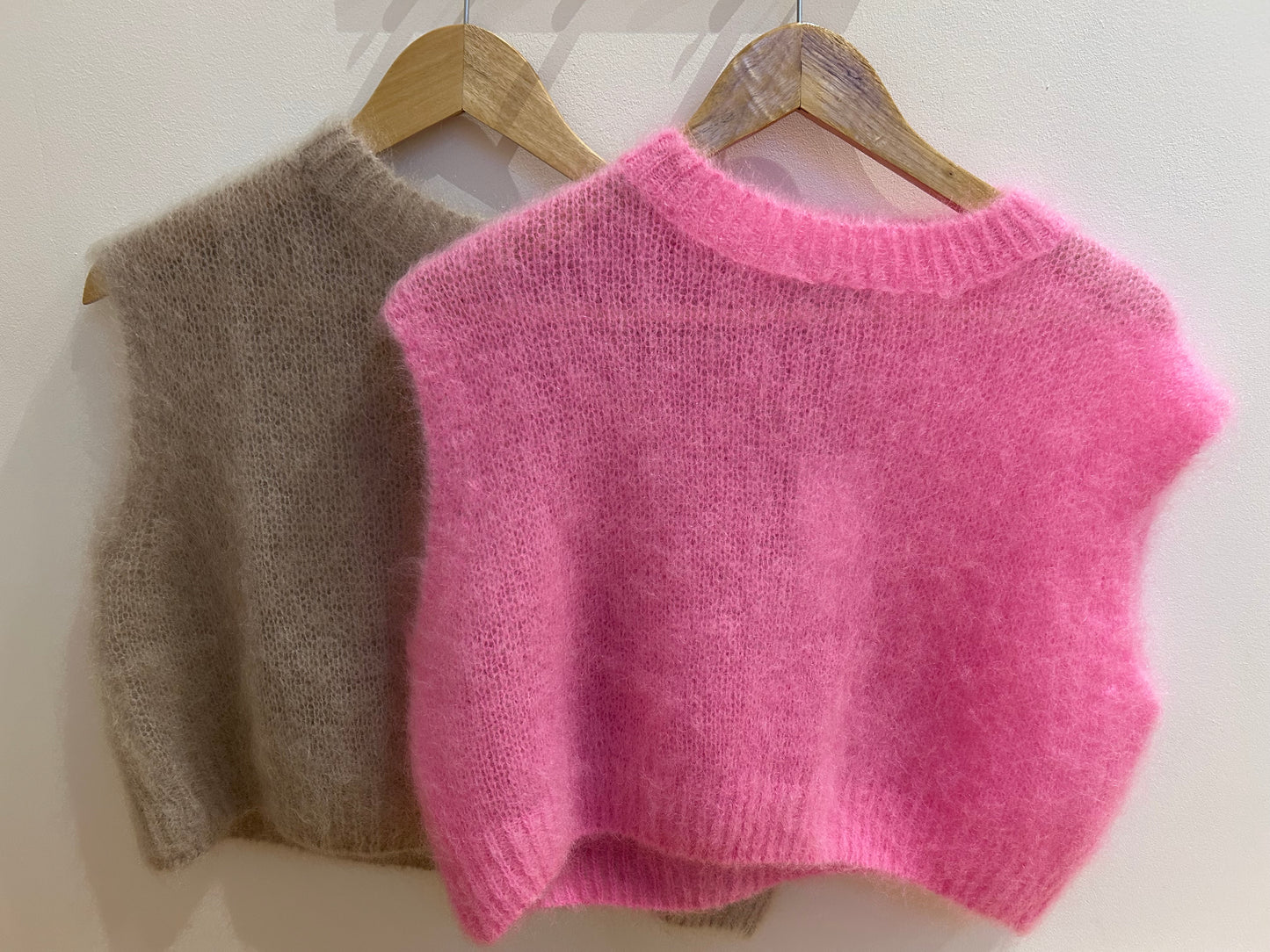 Pullunder Mohair Pink