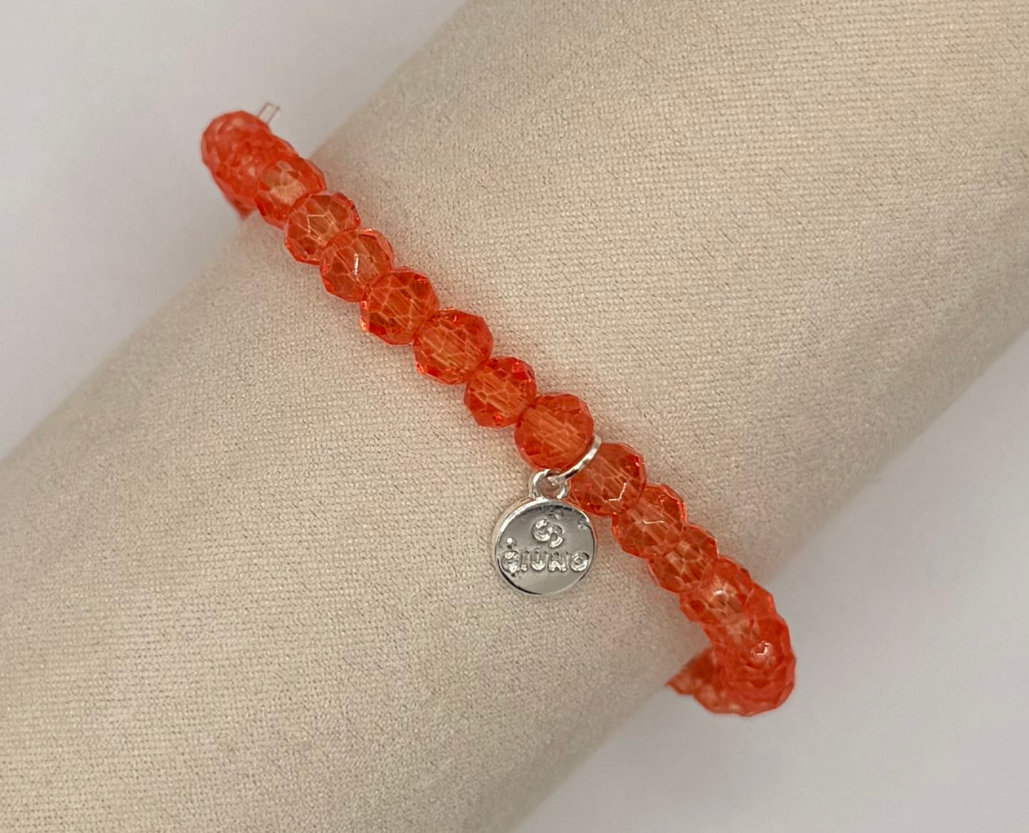 Armband Sparkel Love Orange (Mittel)