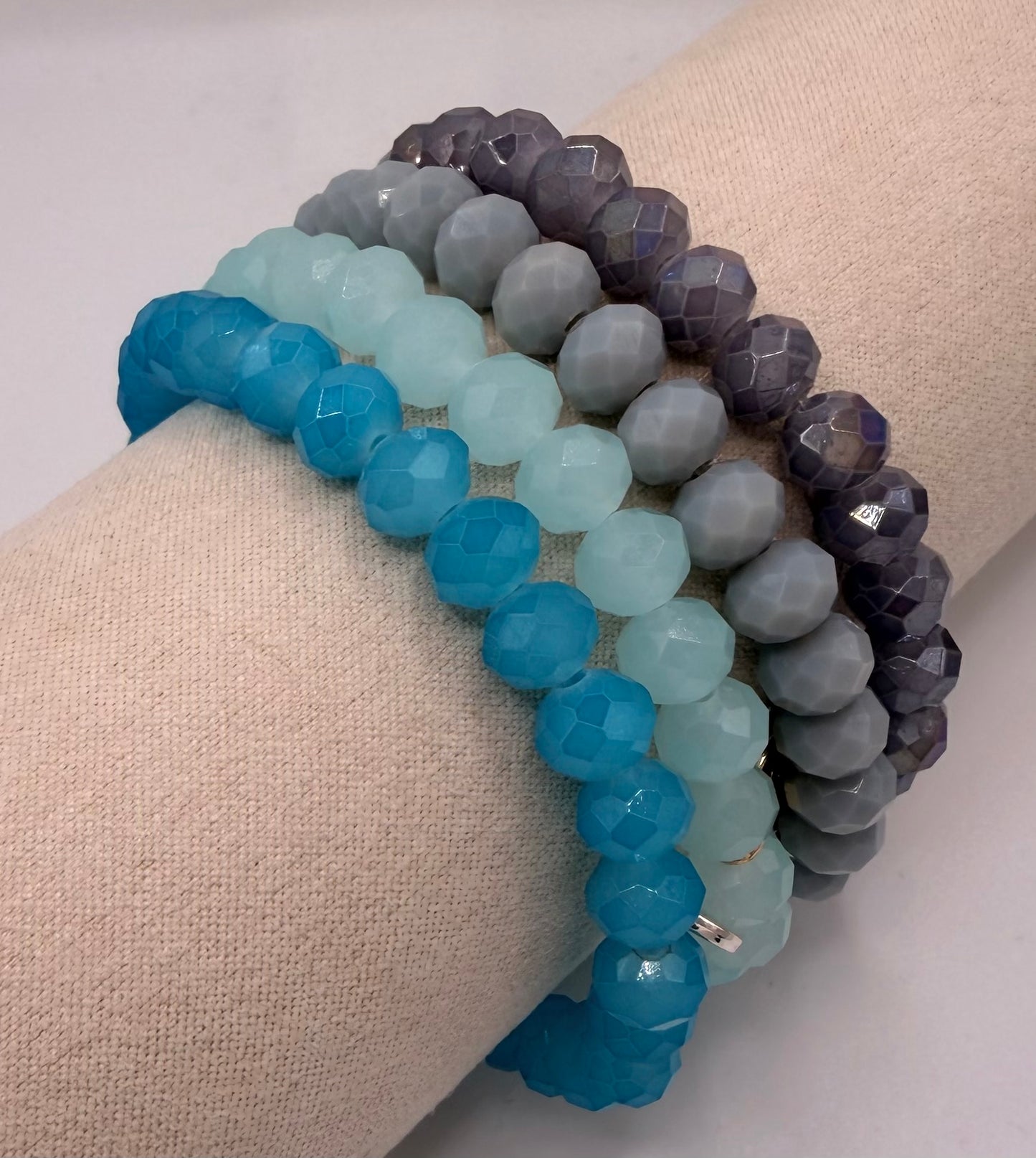 Armband Sparkel Love Grau (Mittel)