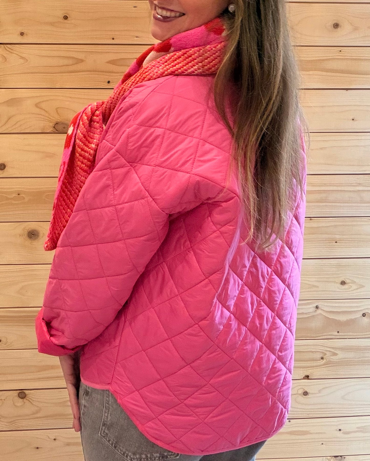 Steppjacke Liv Pink