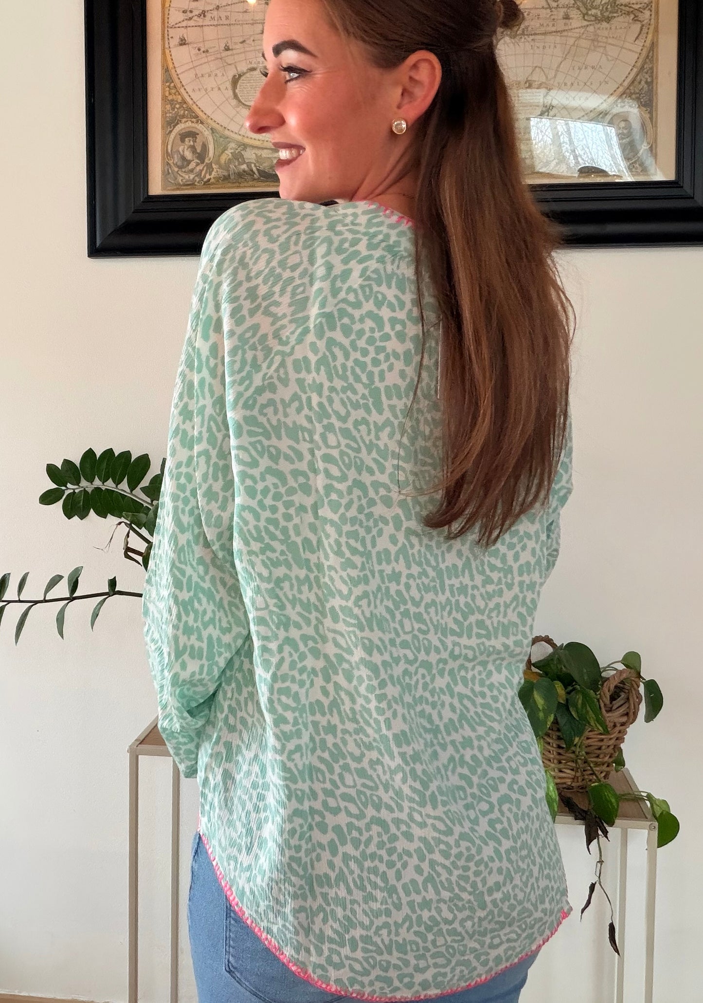 Zwillingsherz Wild Heart Bluse Mint