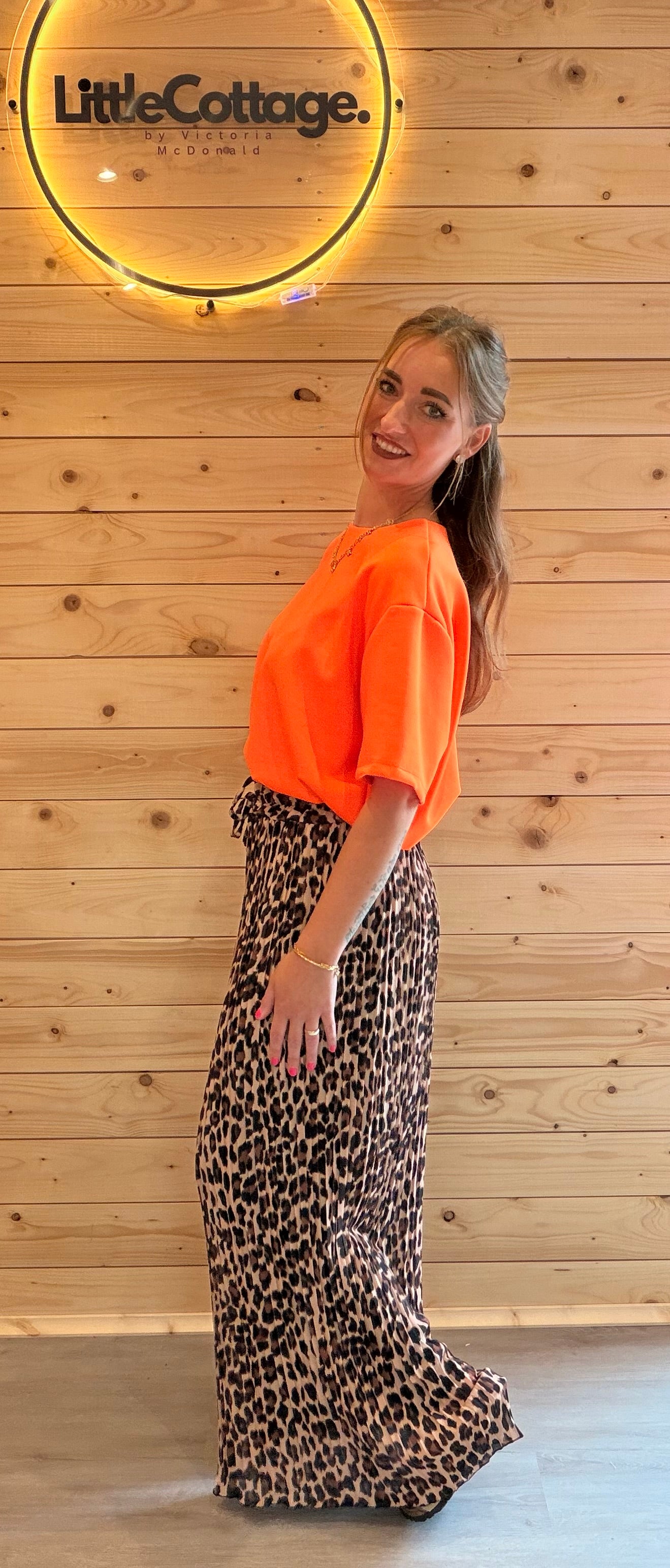 Pop Shirt neon Orange