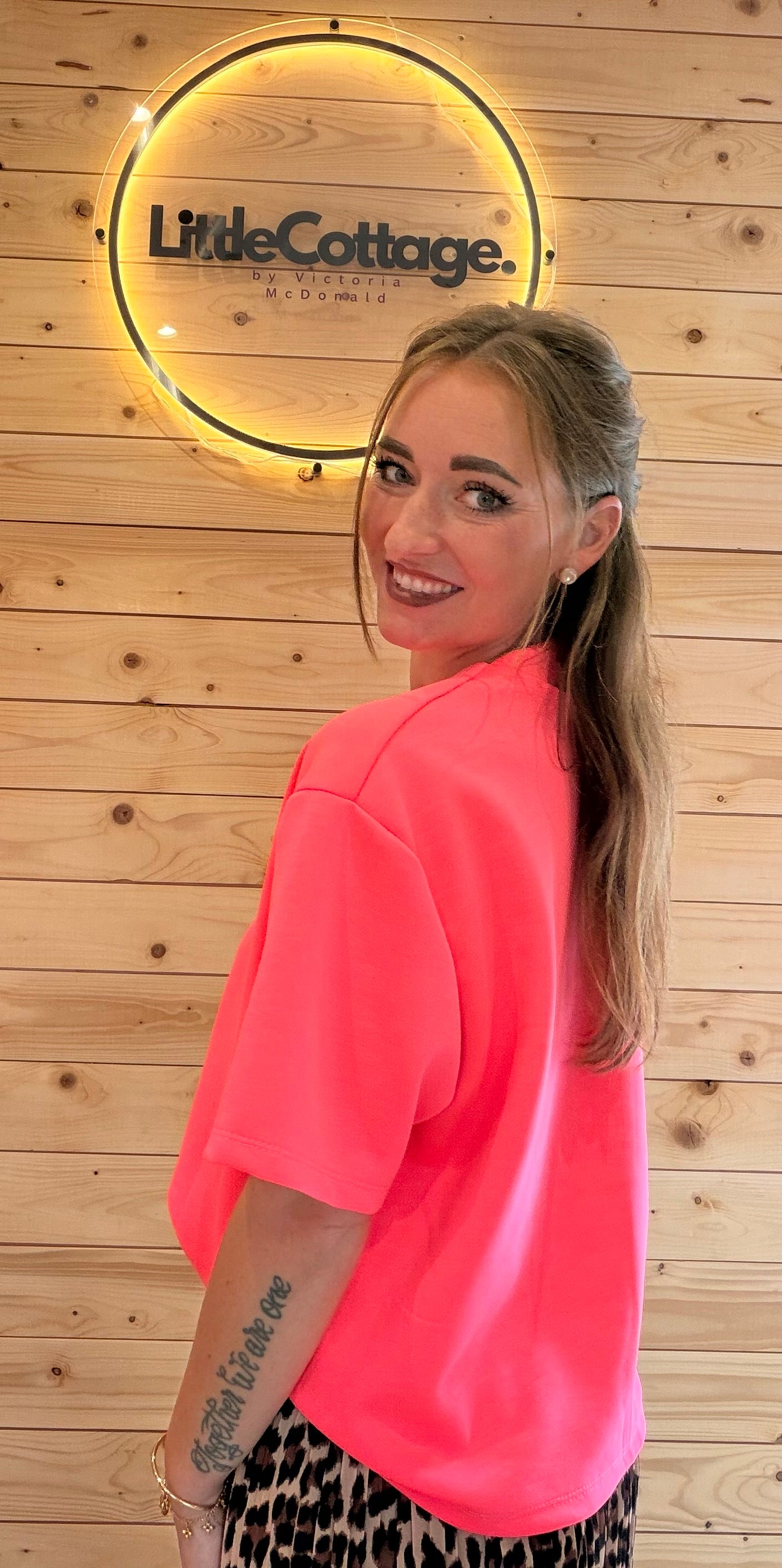 Pop Shirt neon Pink
