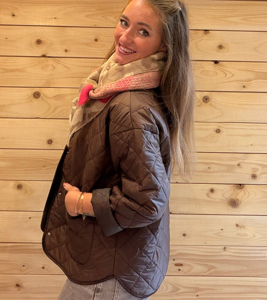 Steppjacke Liv Braun
