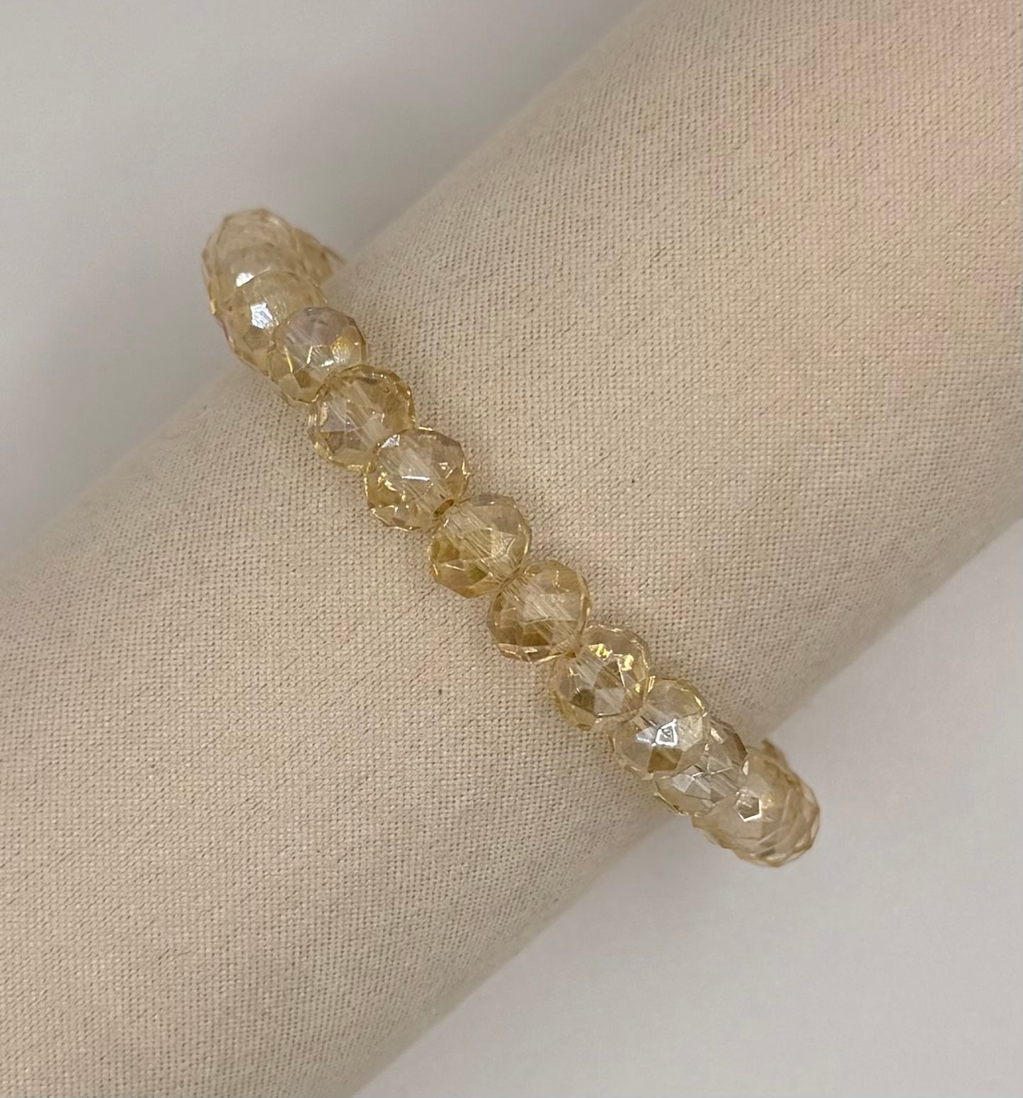 Armband Sparkel Love Beige (Maxi)