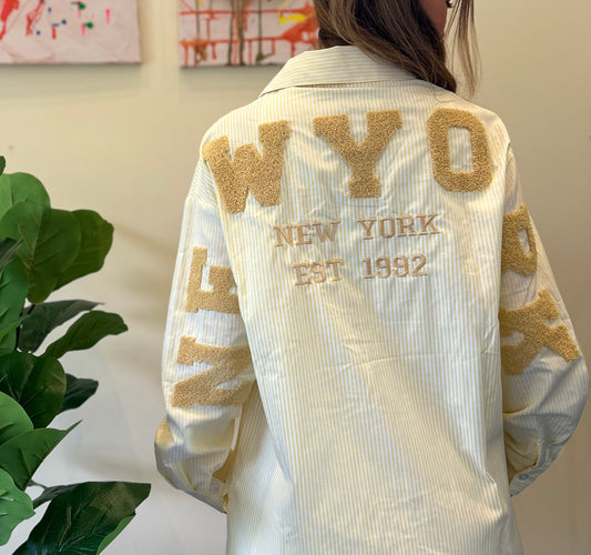 New York Sunset – Yellow Bluse