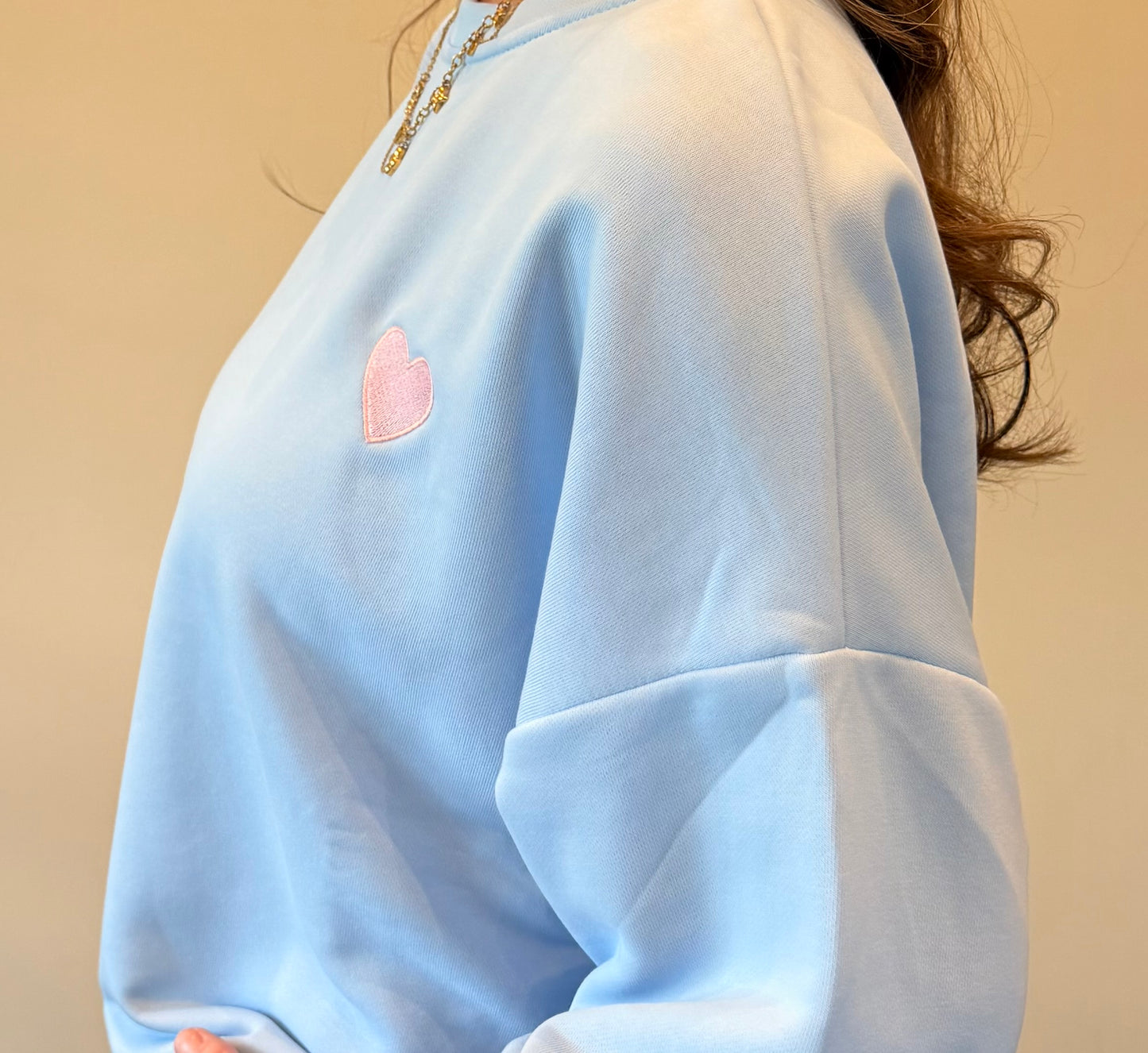Sweet Love Sweatshirt Blau