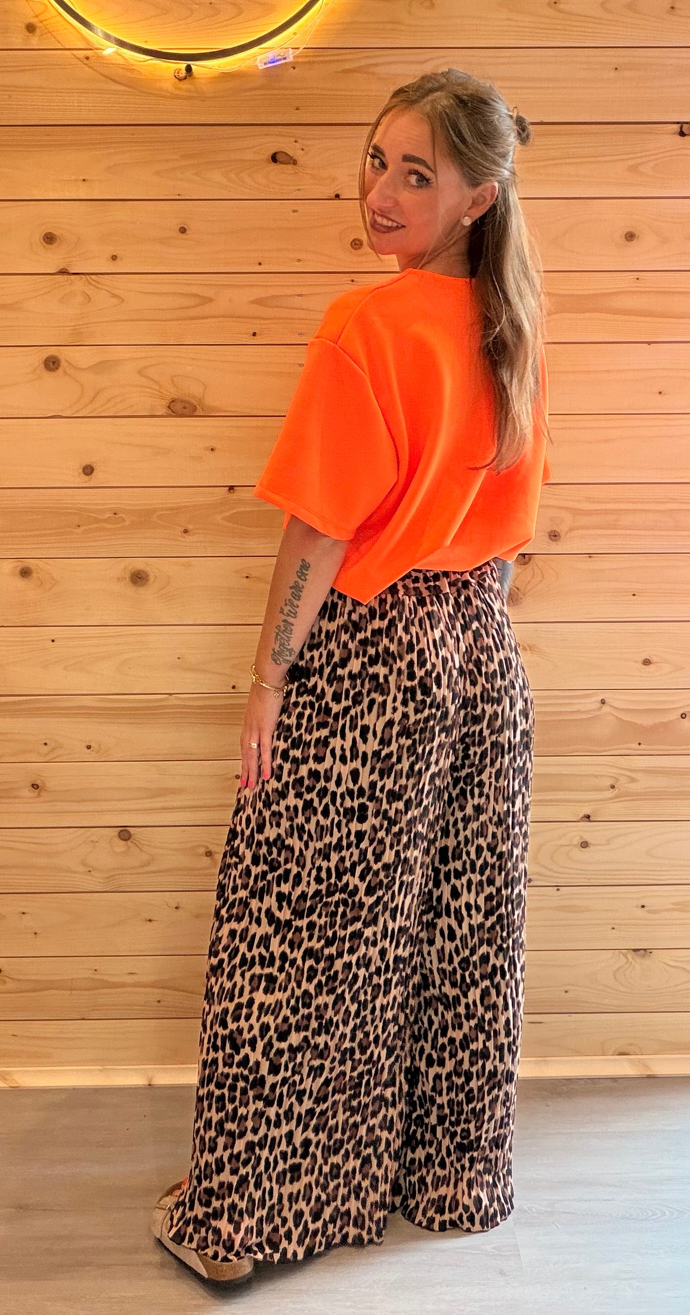 Pop Shirt neon Orange