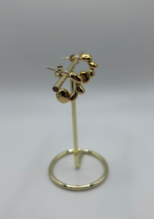 Creolen Gold Bubbel
