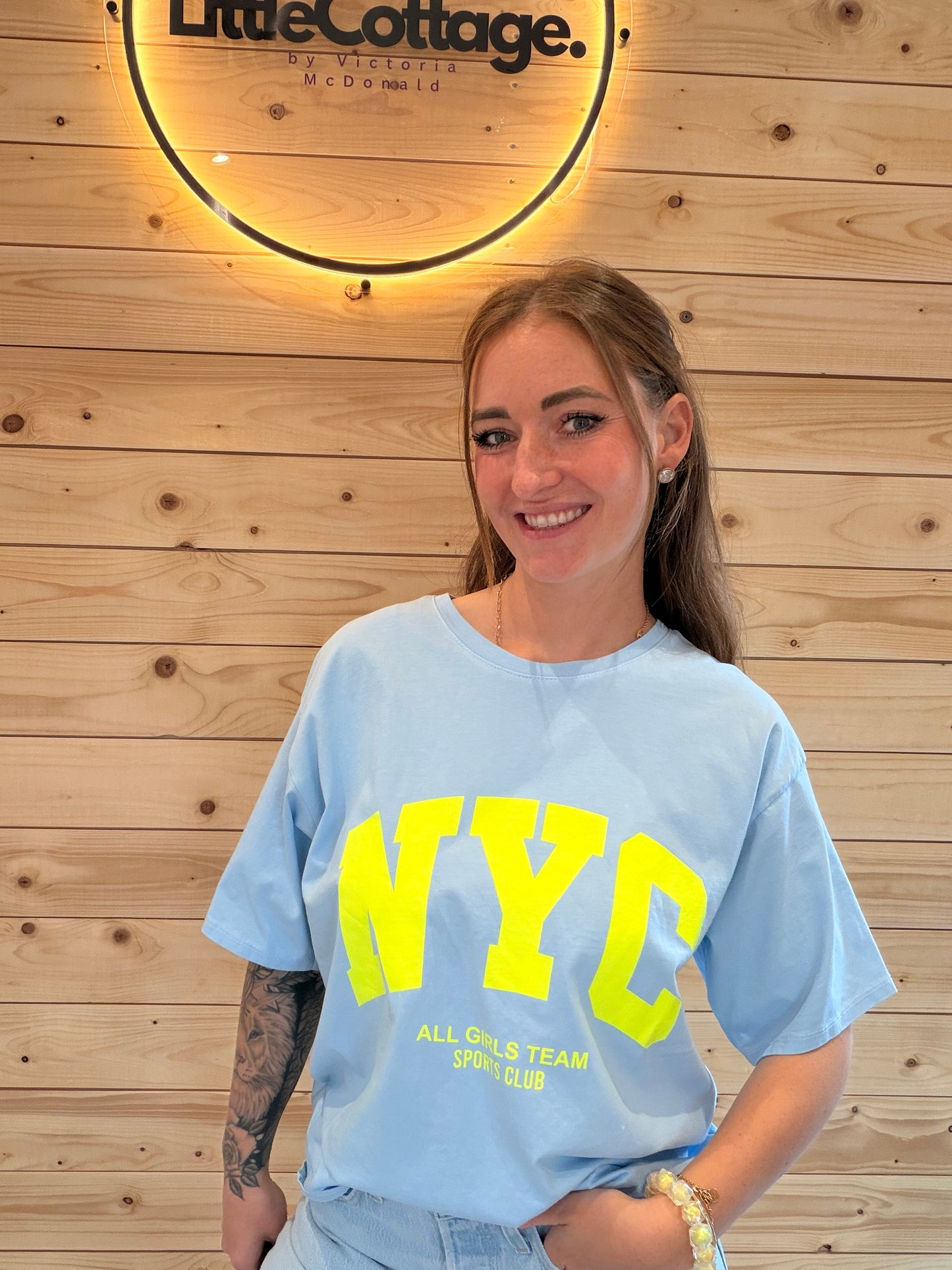 NYC Blau/Gelb T-Shirt