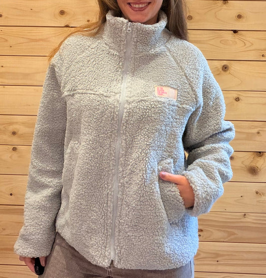 Teddyjacke Cozy Club Grau