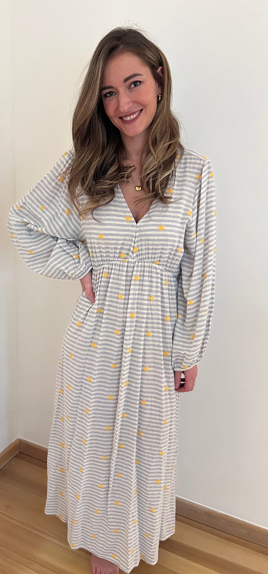 Kleid mit Sonnen