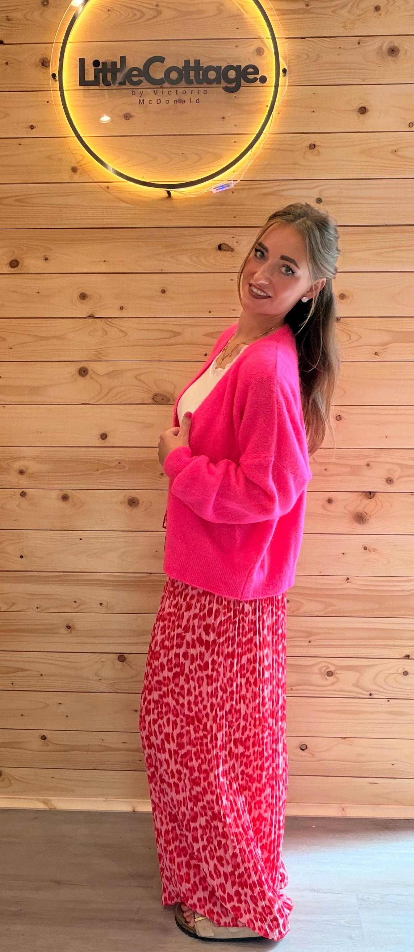 Leo Plissee Pants Pink