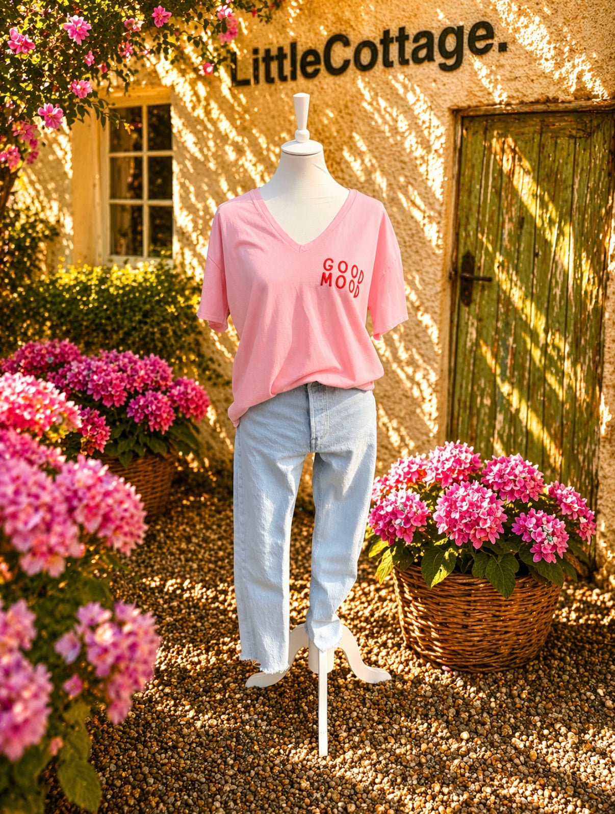 Good Mood Tshirt Rosa