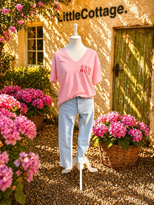 Good Mood Tshirt Rosa