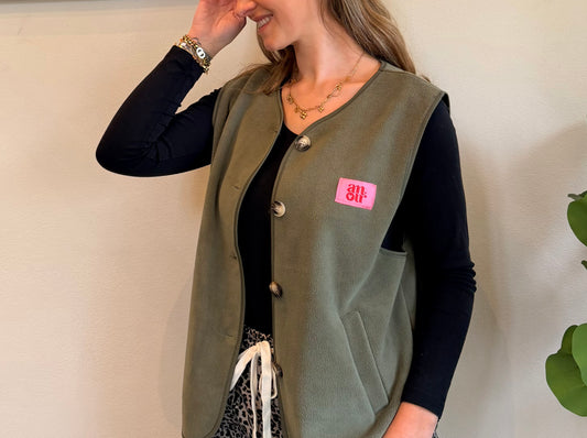 Little Amour Weste Grün