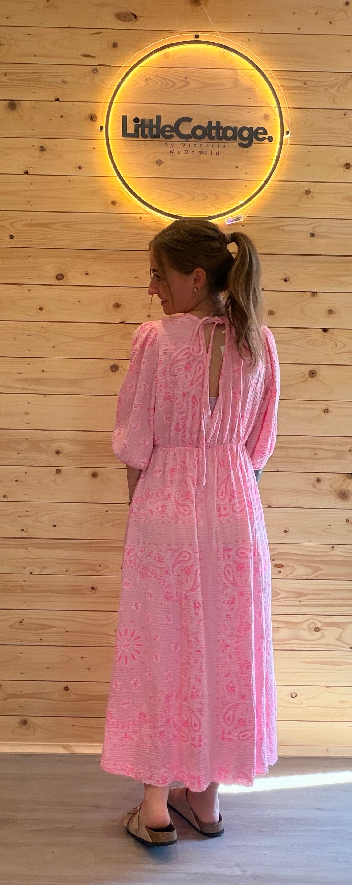 Rosalie Dress Rosa– Luna Fit lang