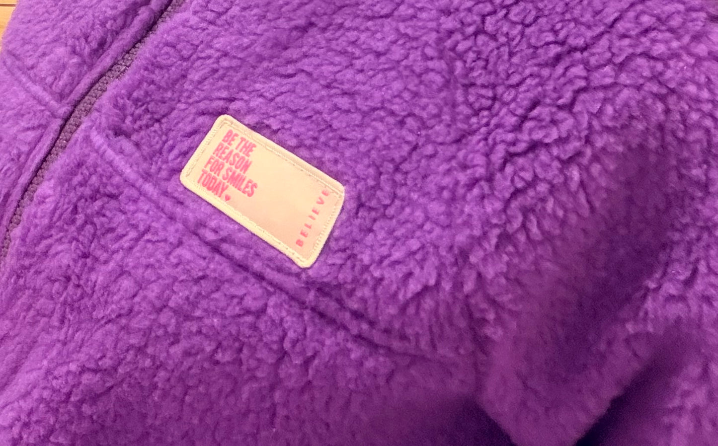 Teddyjacke Cozy Club Lila