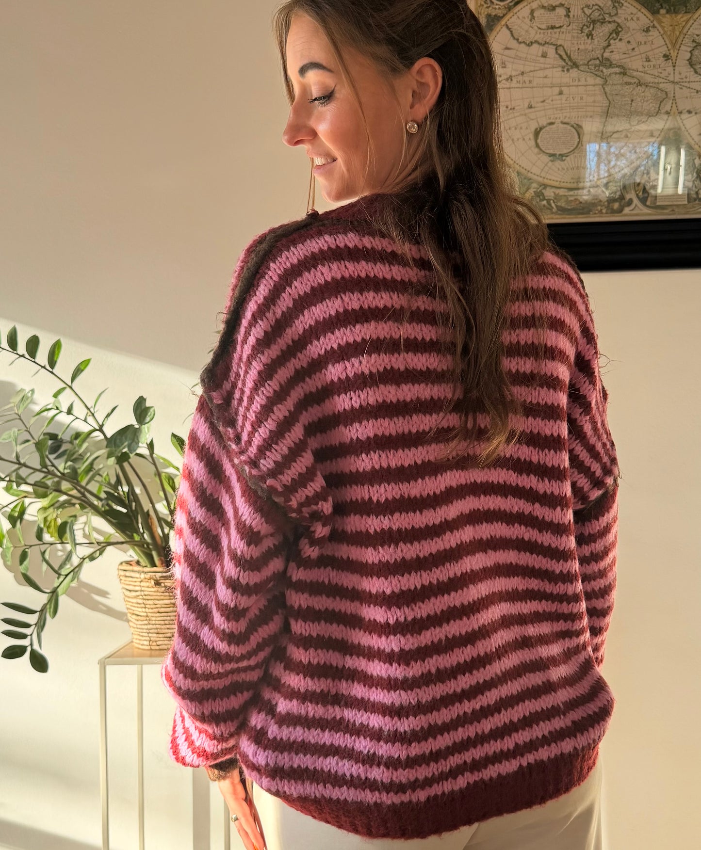 Cozy Love Red Strickpullover