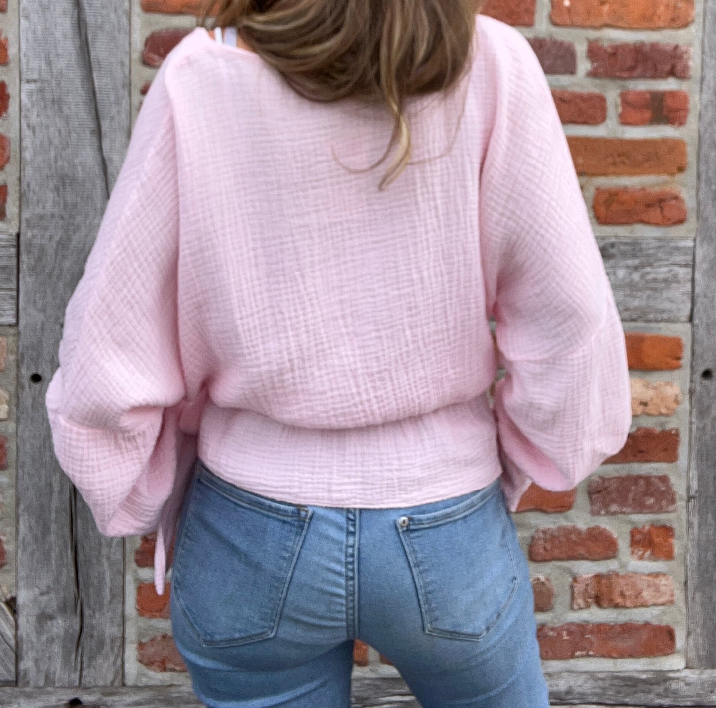 Musselin Bluse Luna Rosada