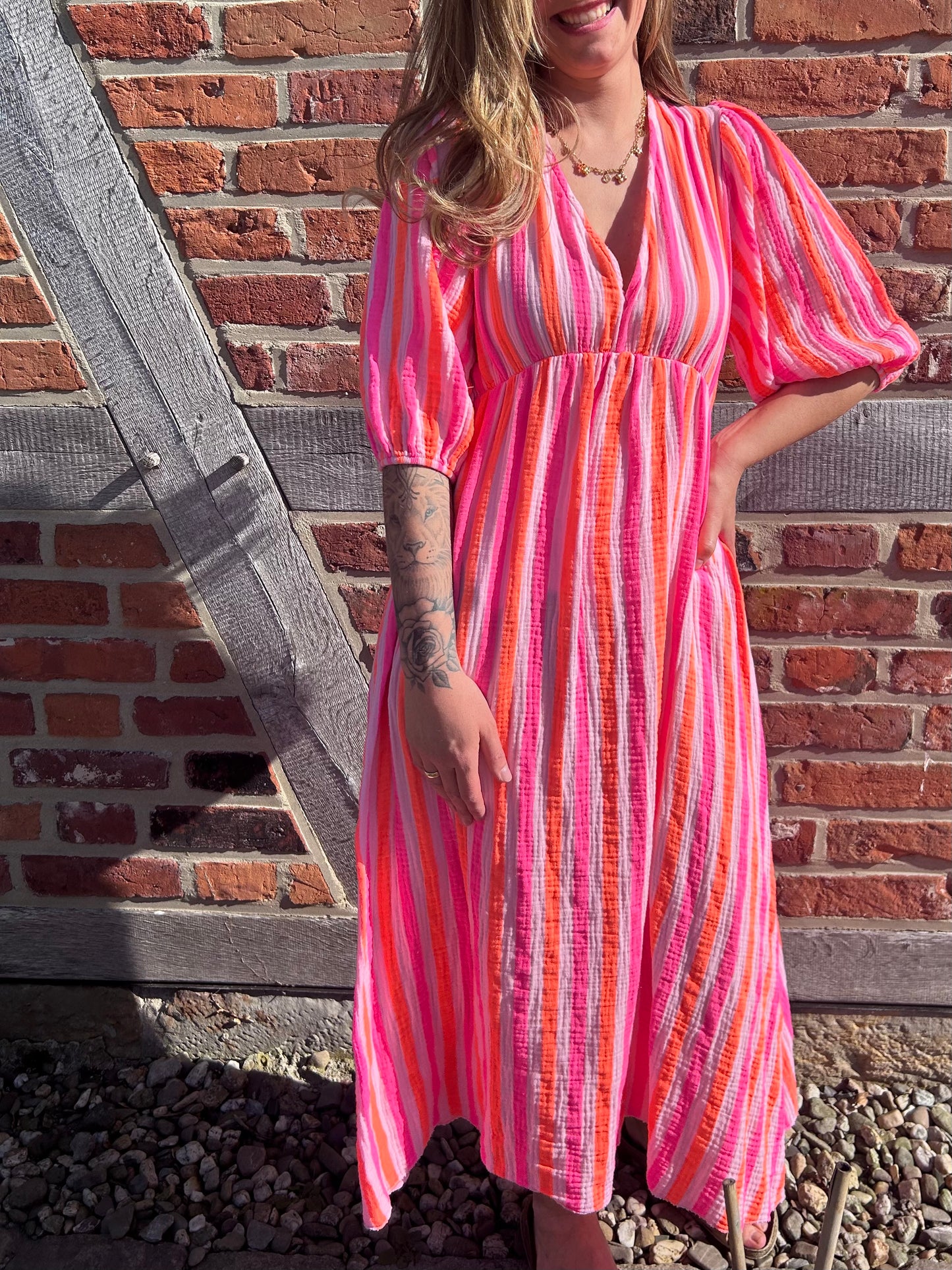 Electric Sunset Kleid