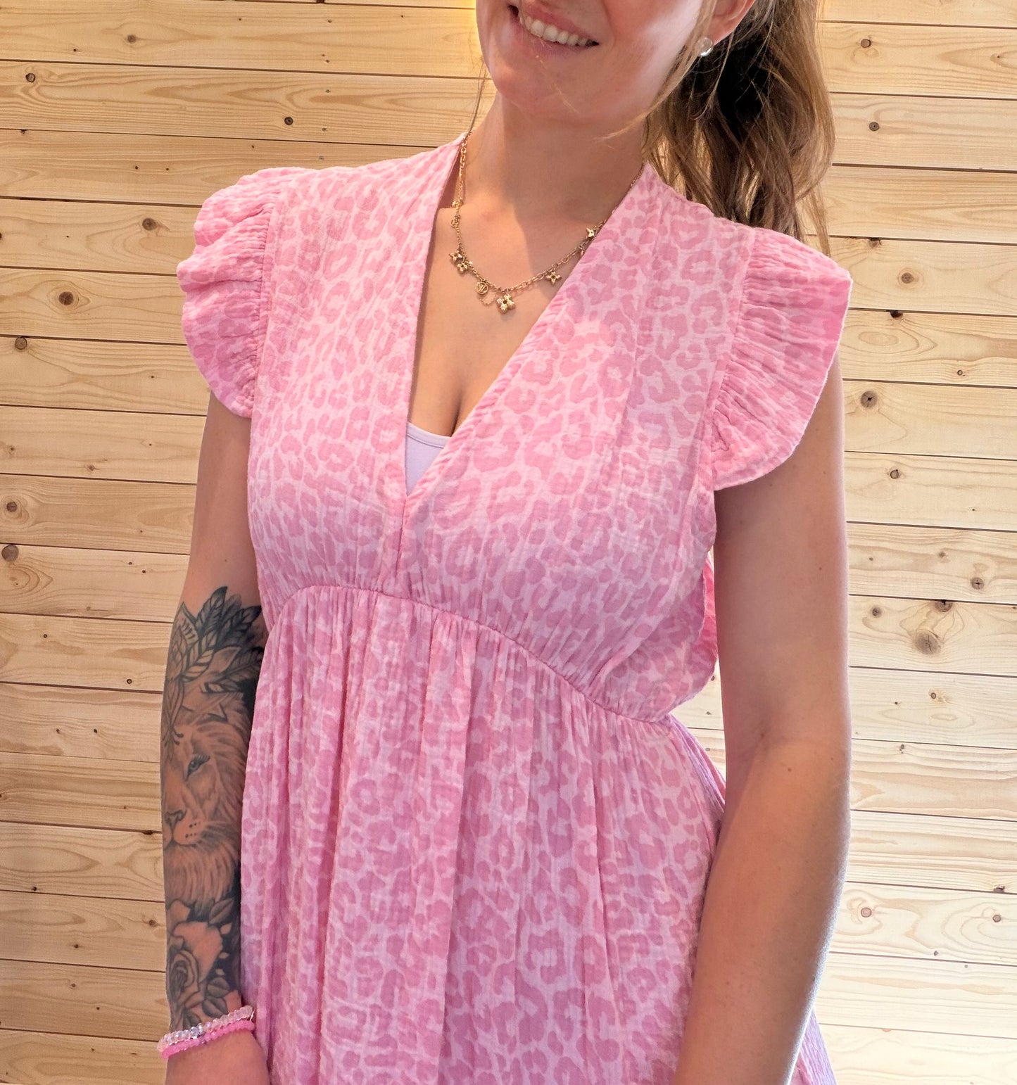 Leo Dress Rosa– Bella Fit lang