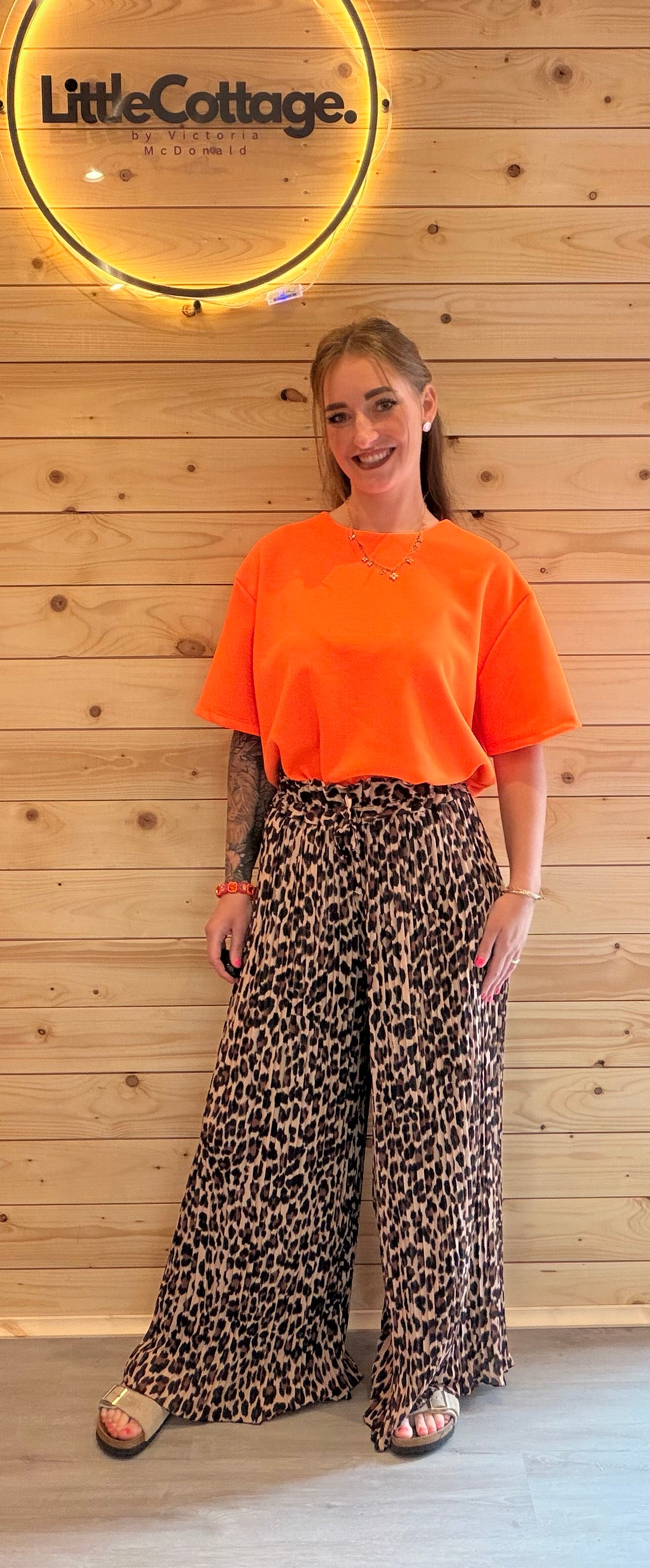 Pop Shirt neon Orange