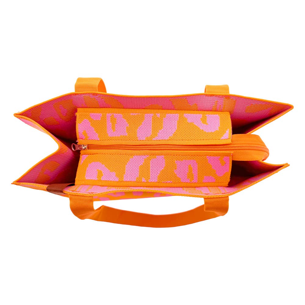 Tote Bag in Orange und Pink