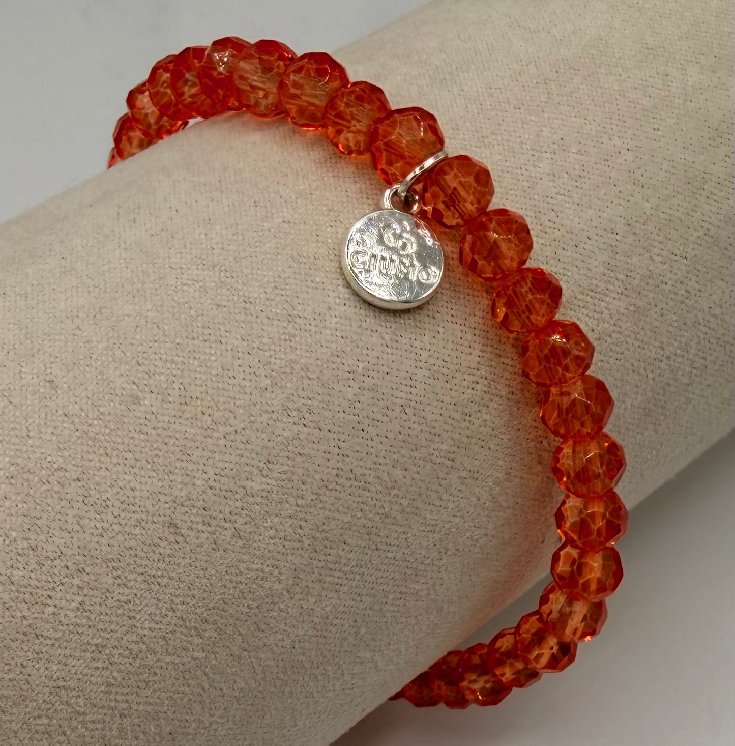 Armband Sparkel Love Orange (Mittel)