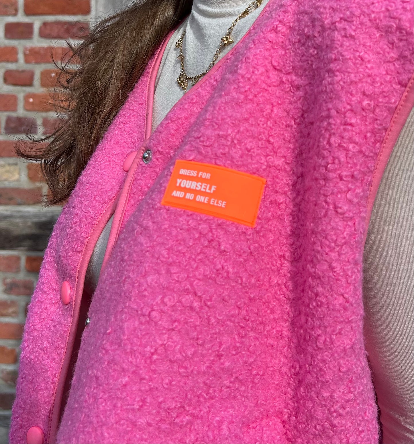 Wild Cozy Weste Pink