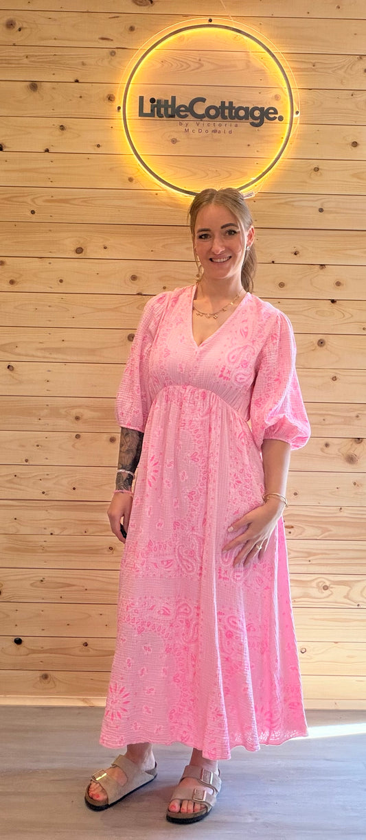 Rosalie Dress Rosa– Luna Fit lang