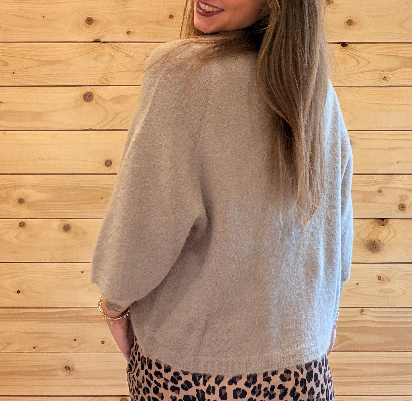 Strickpullover Malia Beige