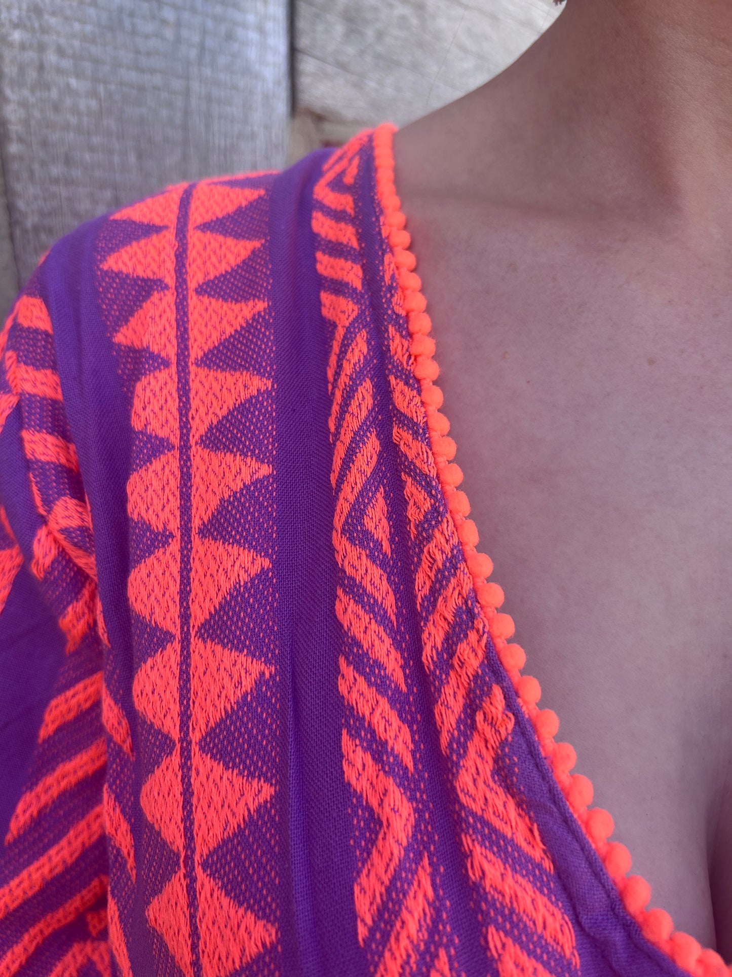 Tangerine Tribal Kleid
