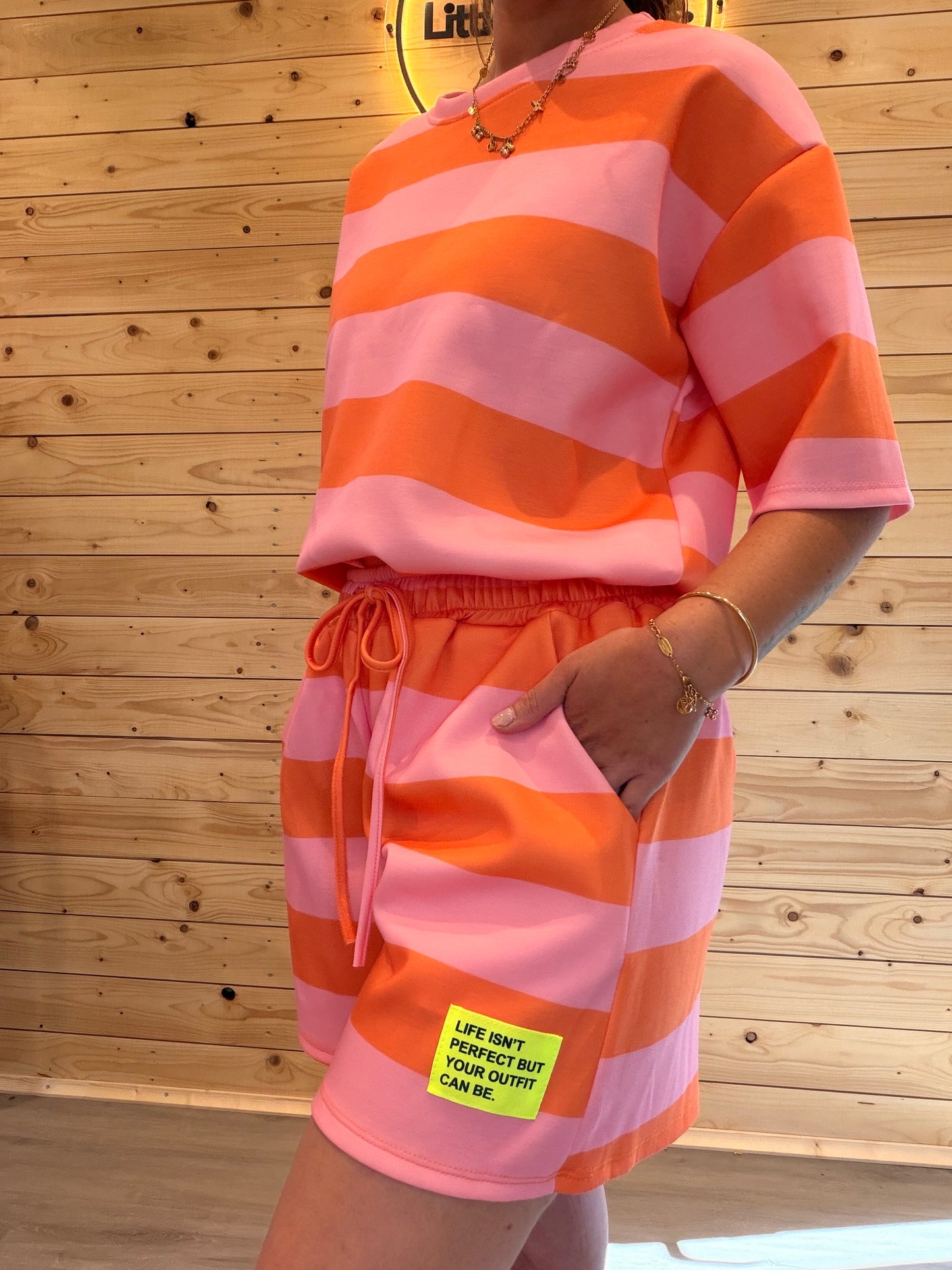 Sweet Breeze Set Orange/Rosa