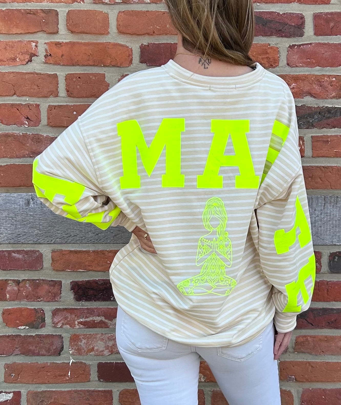 Namaste Sweatshirt Beige