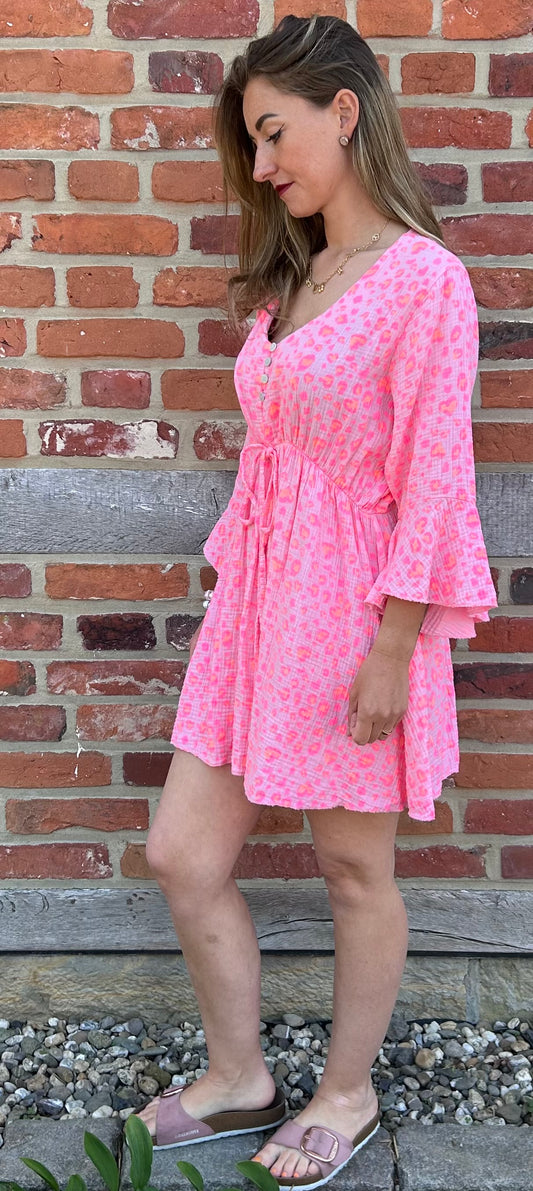 Rosy Wildcat Kleid