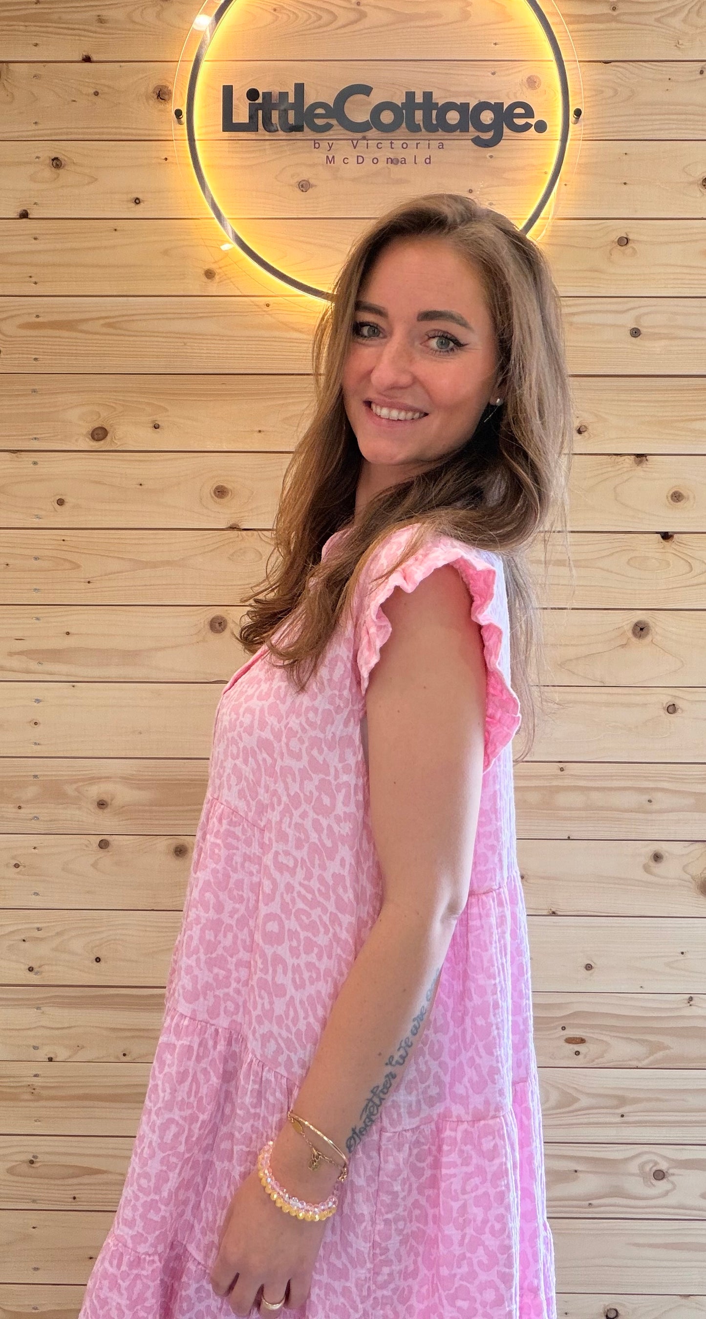 Leo Kleid Rosa– Bella Fit