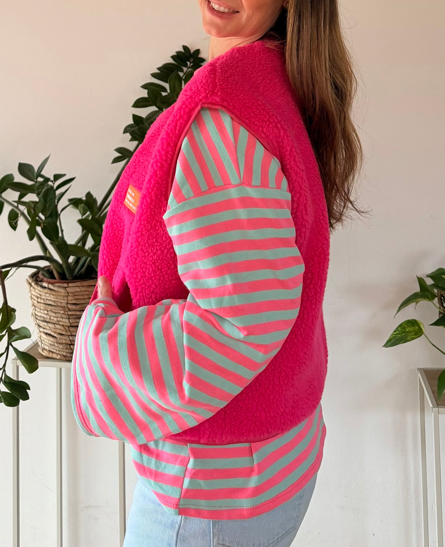Wild Cozy Weste Pink